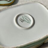 Porcelain jewelry box from Limoges Porteron vintage 60s perfect condition