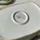 Porcelain jewelry box from Limoges Porteron vintage 60s perfect condition