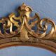Mirror in wood and gilded stucco and polychrome Napoleon III 95x130cm