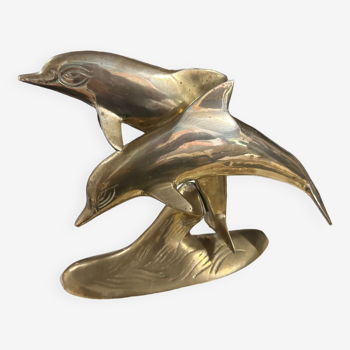 Brass dolphins