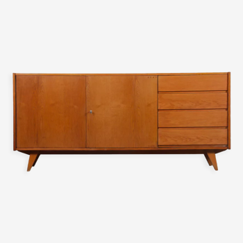 Enfilade en bois par Jiroutek pour Interier Praha, U-460, 1960