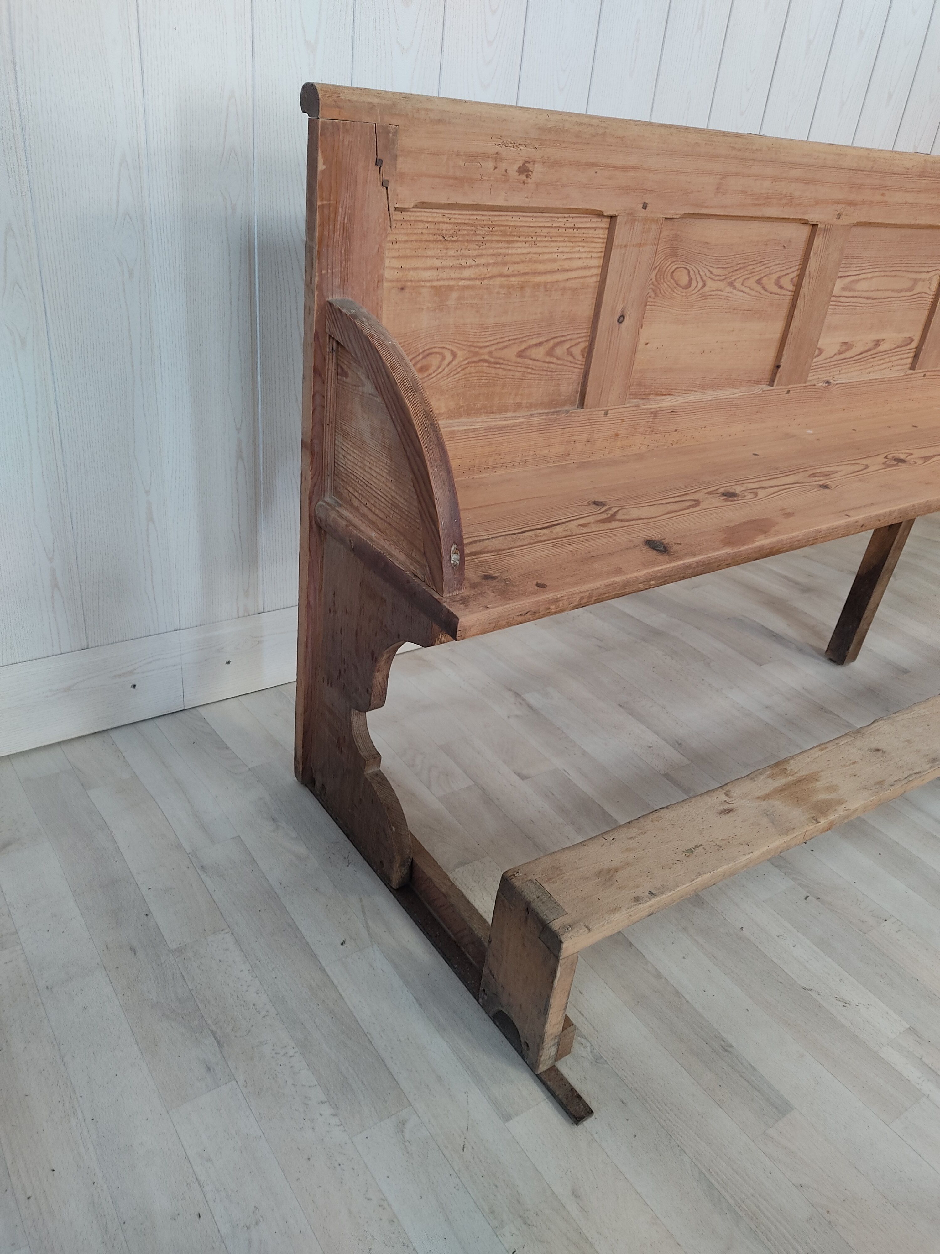 Ancient church bench
