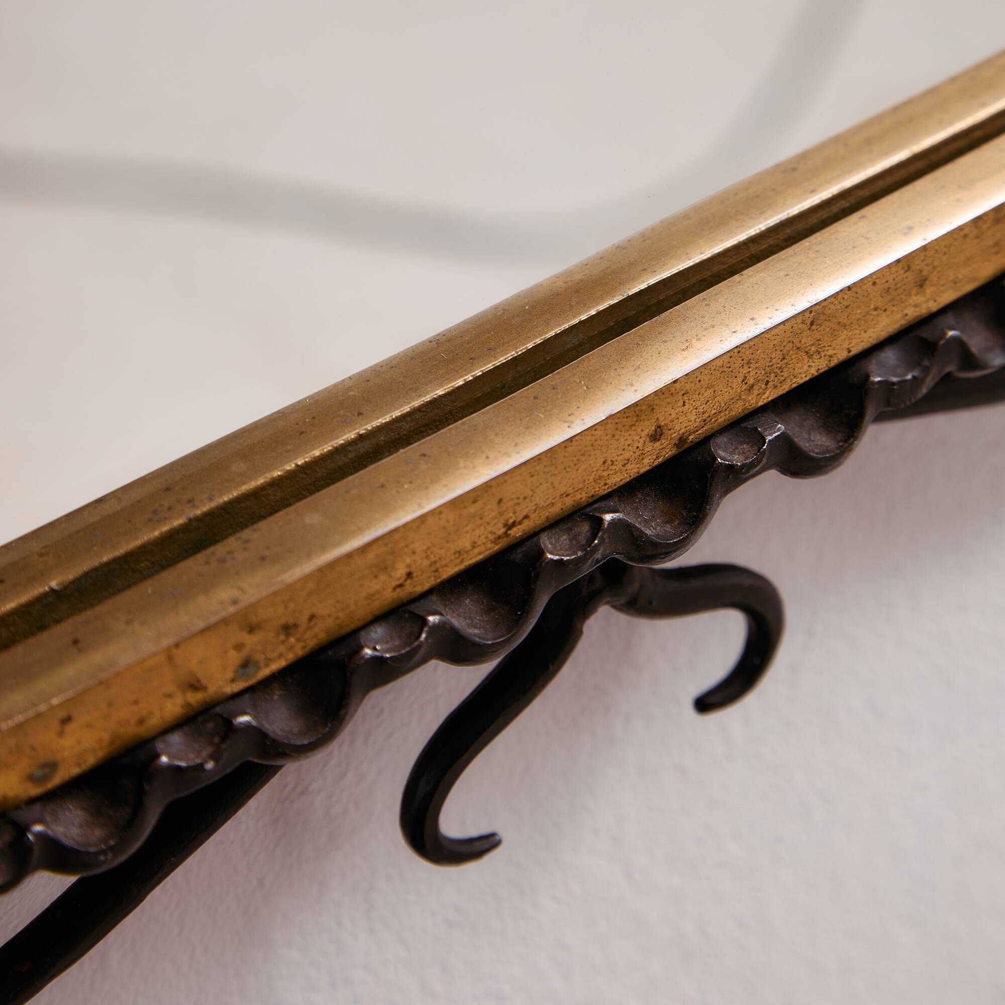 Miroir en fer forgé