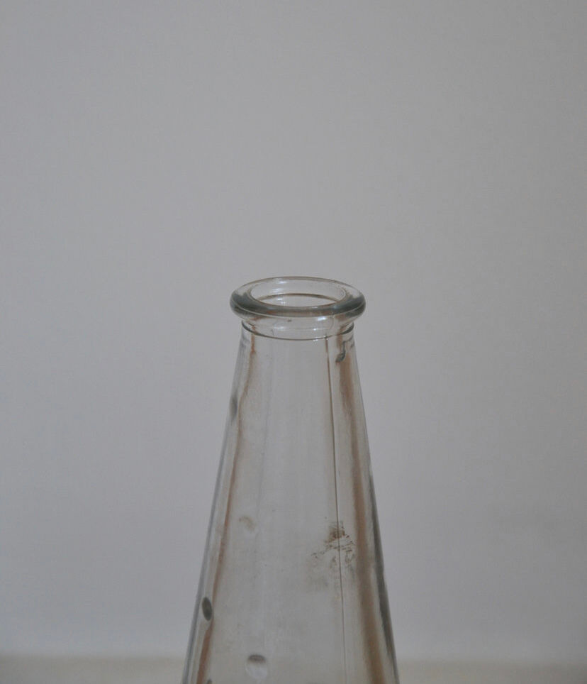 Soliflore ou vase transparent design - ikea vintage