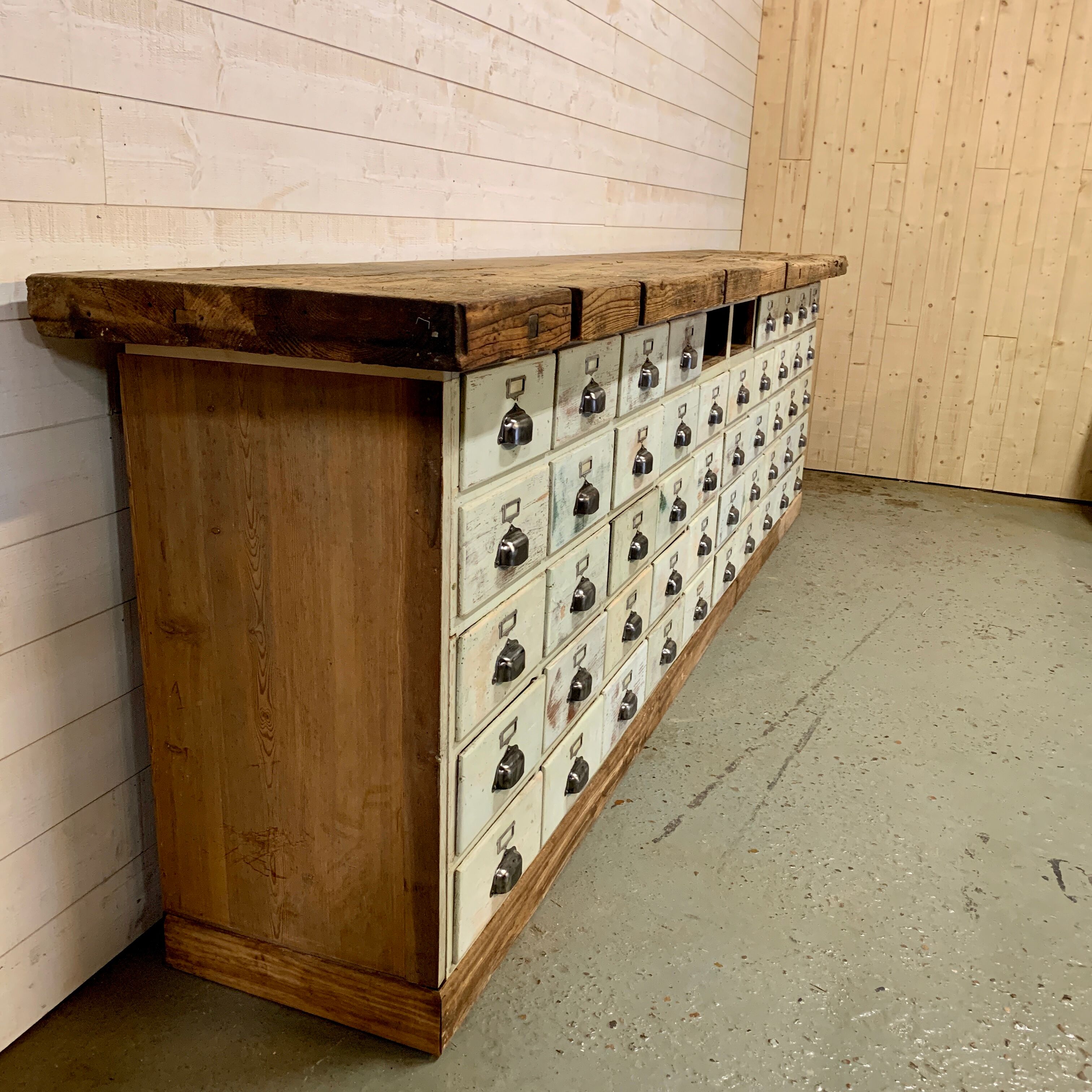 Workshop craft furniture xxl established 48 drawers 1940