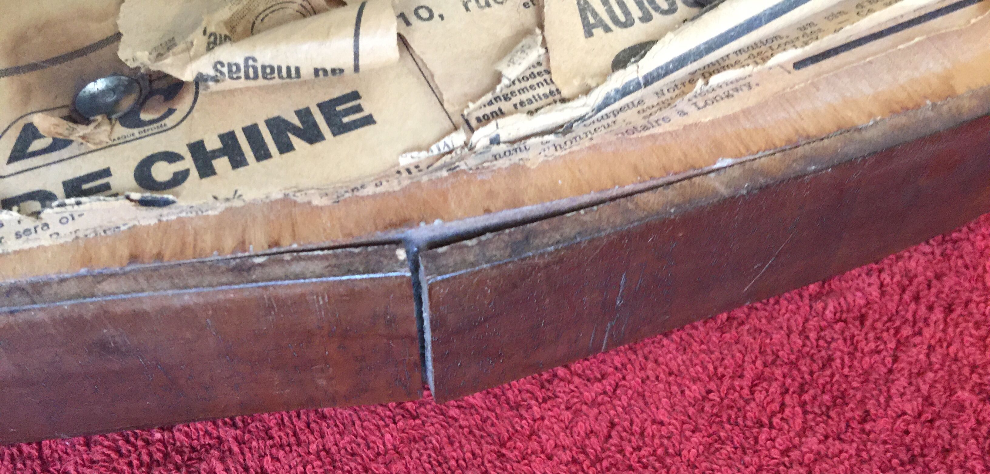 Scandinavian teak mirror of the 1960s free form