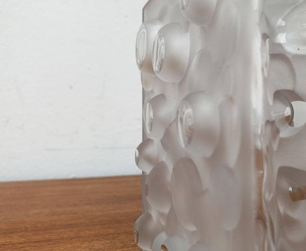 Mid-century German space age bubble glass vase by Gral, 1960s.