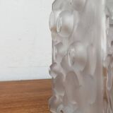 Mid-century German space age bubble glass vase by Gral, 1960s.