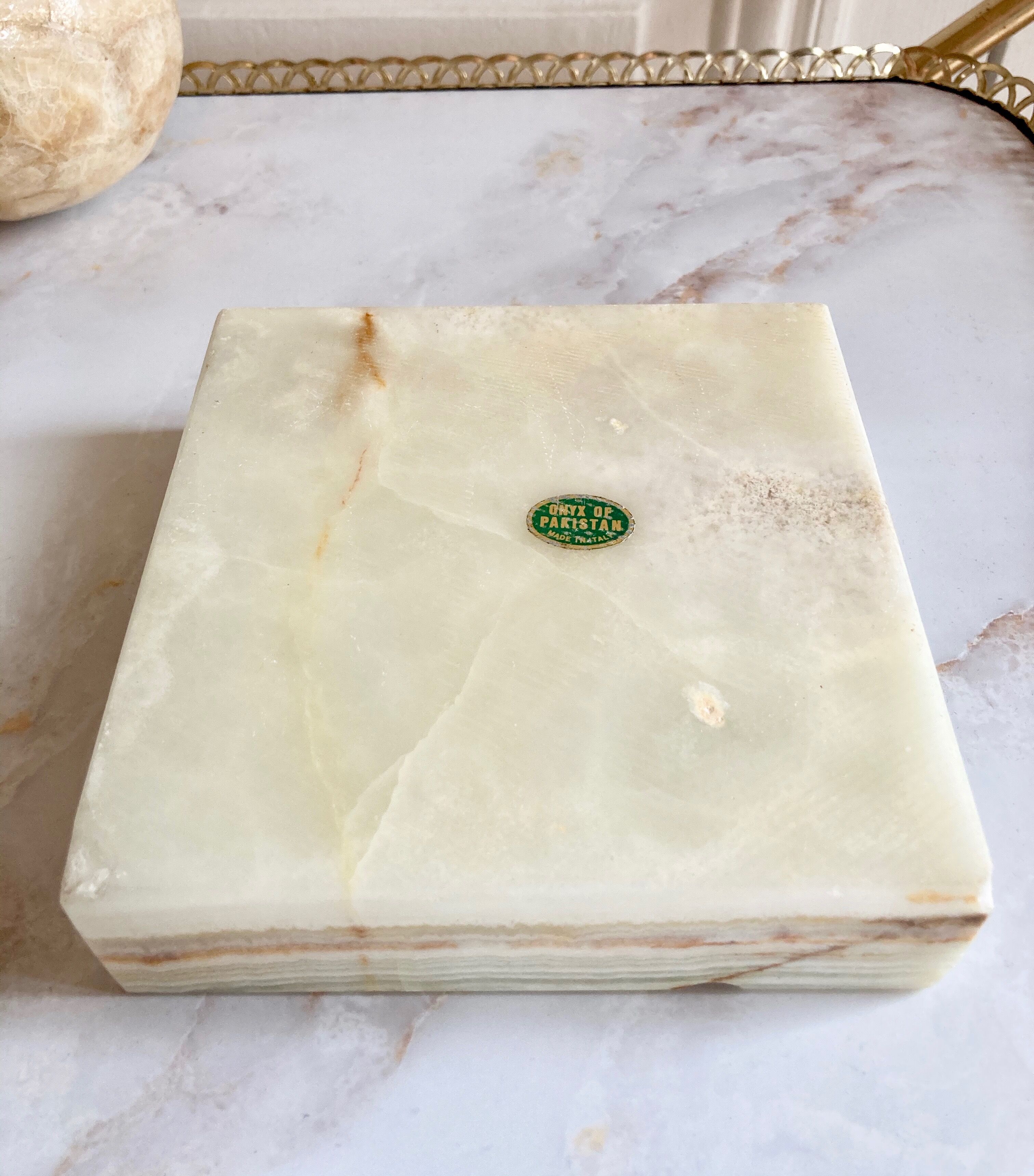 Onyx ashtray Italian design