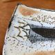 Cup in enamelled sandstone signed