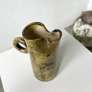 Jacques Blin: Yellow glazed ceramic jug