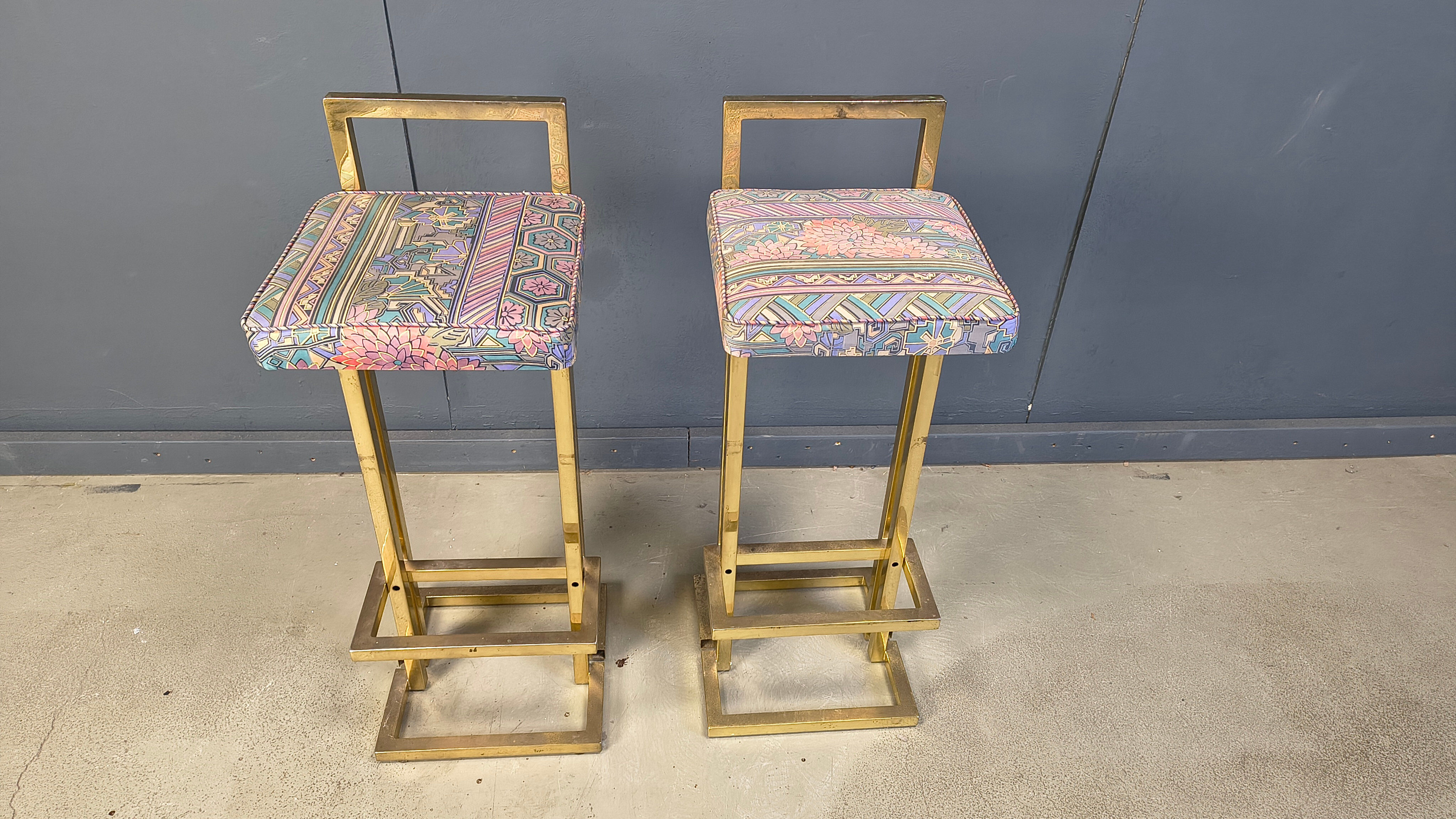 Tabourets de bar Belgochrom, ensemble de 2, années 1970