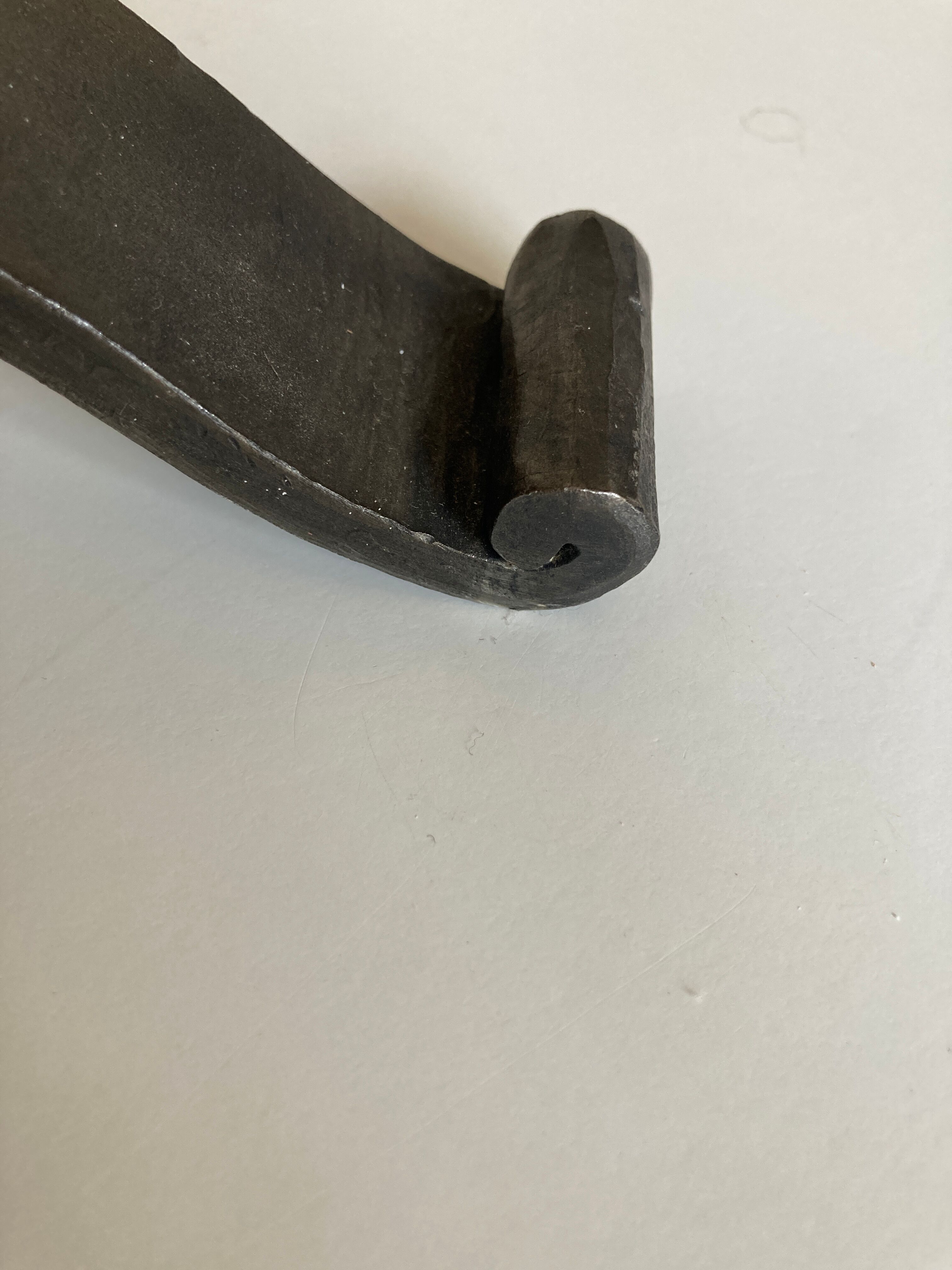 Brutalist beaten iron lamp 1970