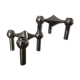 Pair of Scandinavian Nagel candlesticks "model S22" 70s