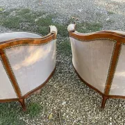 Pair of basket chairs