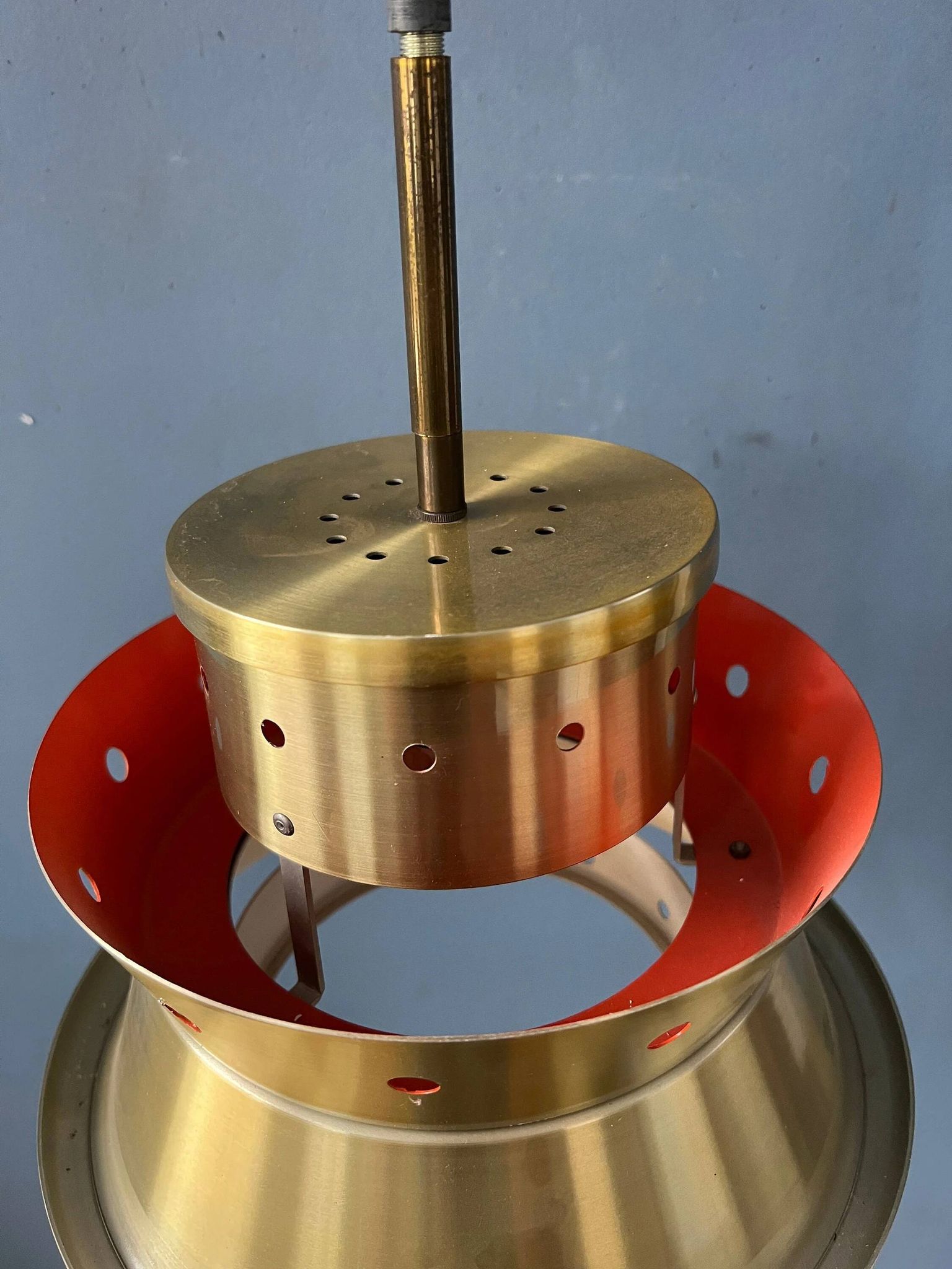 Suspension Space Age metallic Doria Leuchten
