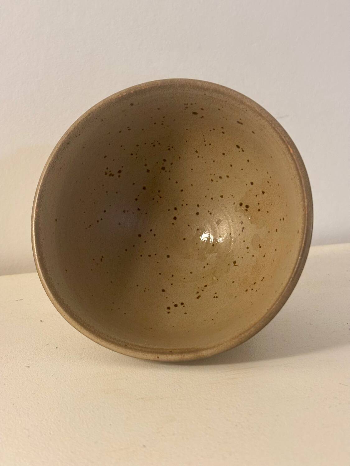 Very pretty stoneware footed bowl