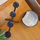 Brutalist wrought iron candlestick, 1960s