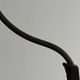 set of 2 metal and porcelain ceramic hooks
