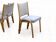 Set of 6 vintage 1950 Steiner Bow wood chairs.