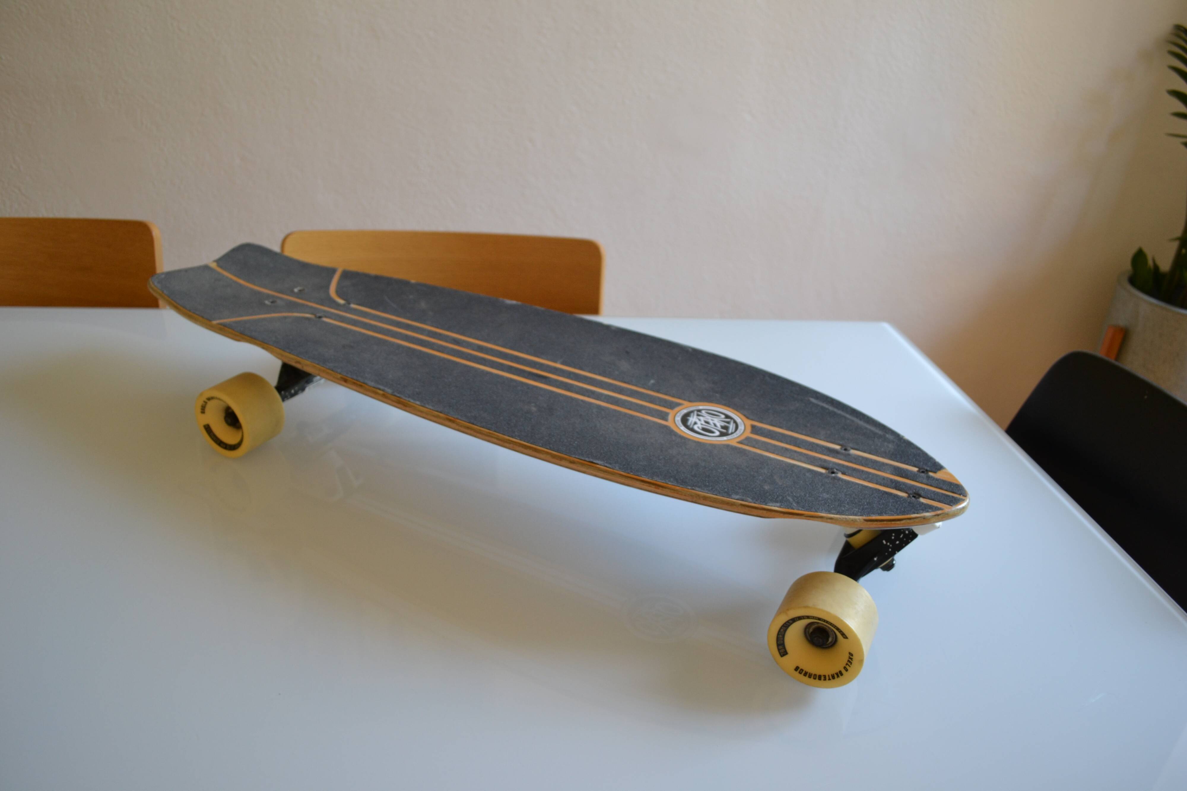 skateboard skate longboard fishtail cruiser oxelo old school style