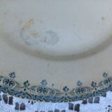 Two mismatched old plates