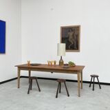 Pine and oak farmhouse table 220 cm