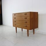 Danish design wooden chest of drawers