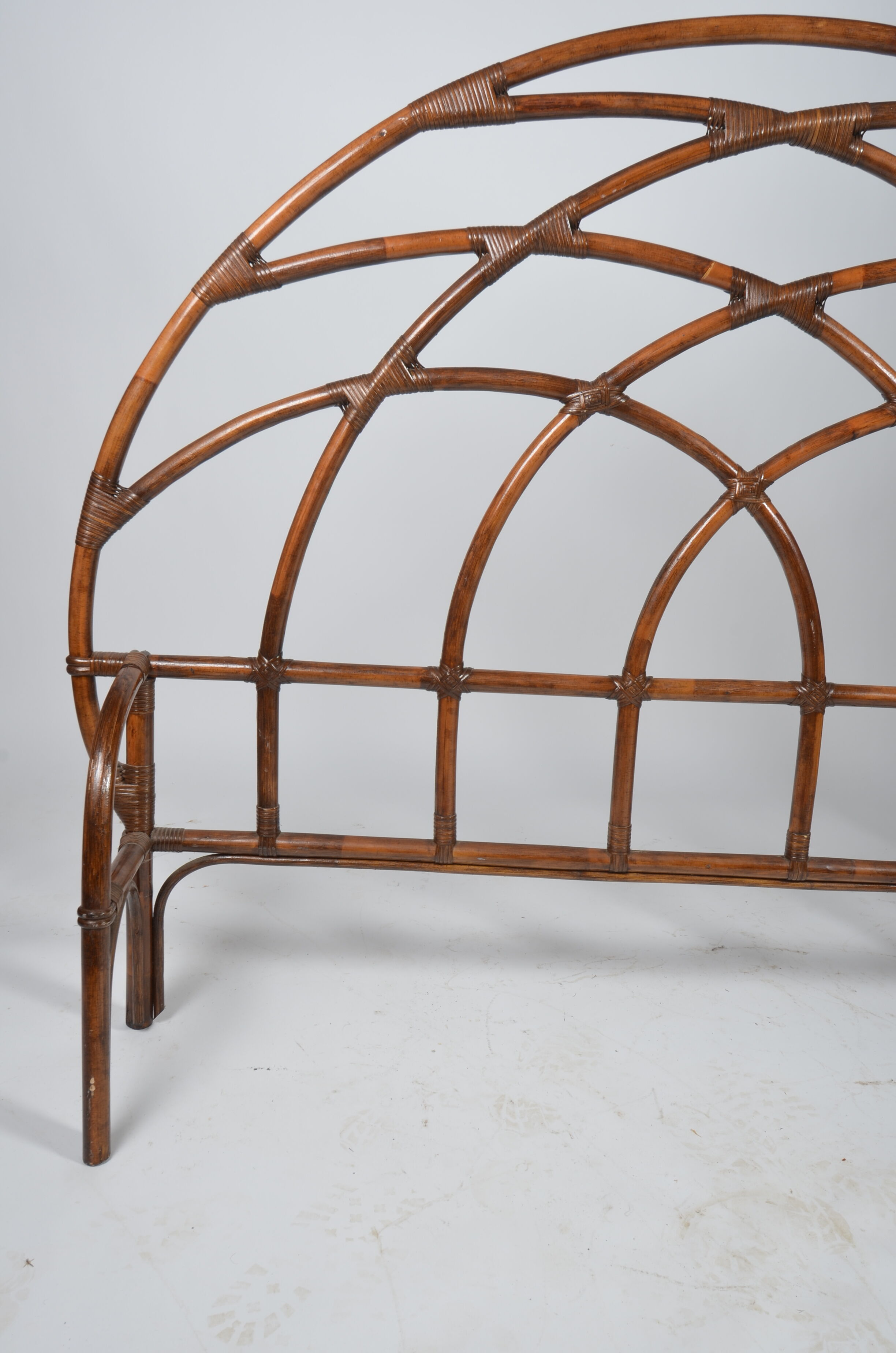 Rattan headboard 2 places