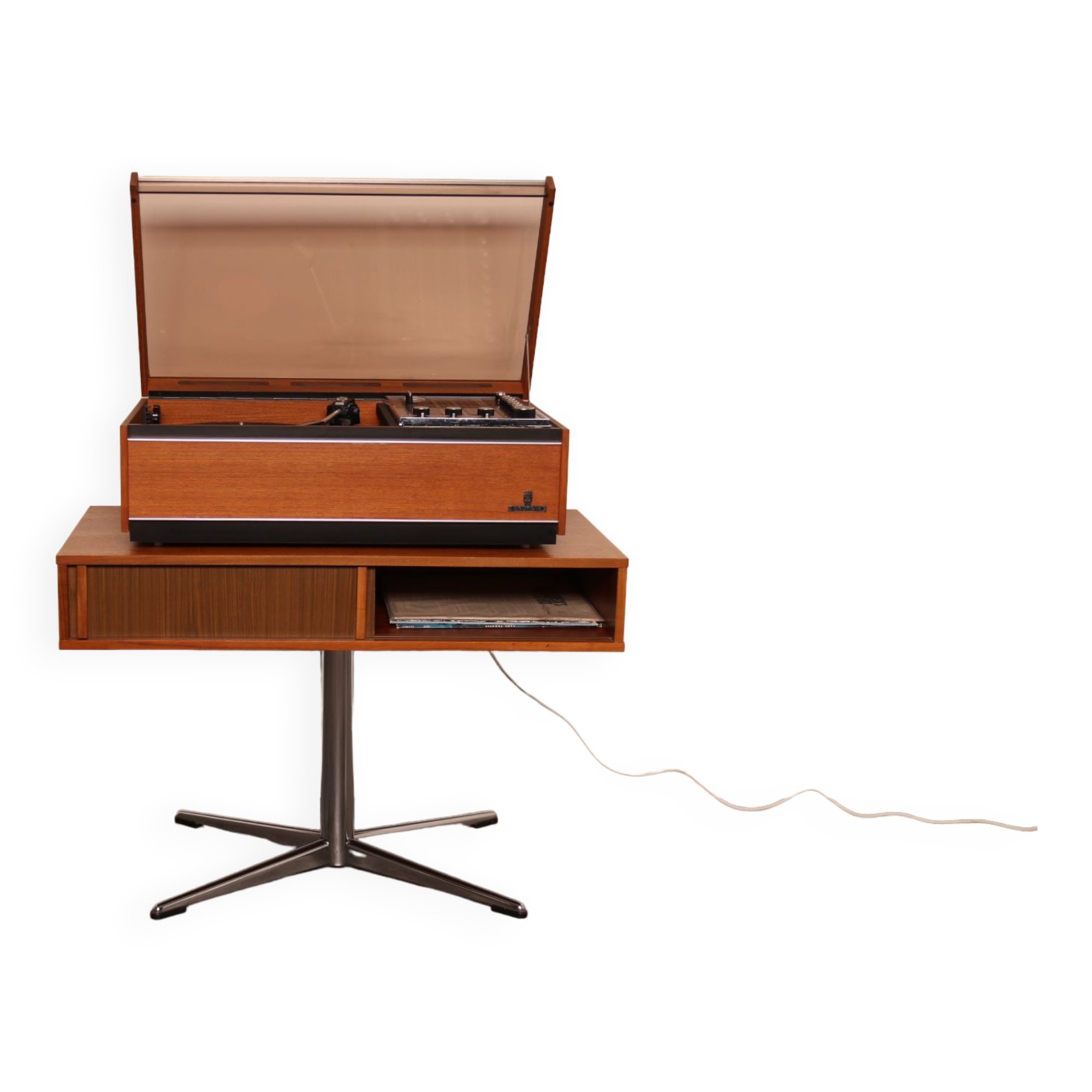 Grundig Hi-Fi modèle stéréo 'Studio 505' & armoire assortie - Allemagne -1960's