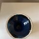 Vase pot verre céramique bleu