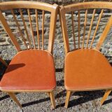 Set of 6 Baumann 70's chairs