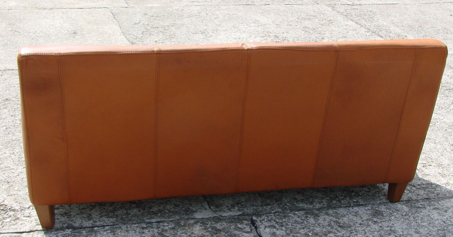 Leather sofa, 70