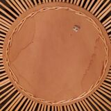 Rattan sun mirror from the 70s