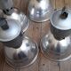 Lot de 4 suspensions industrielles XX°