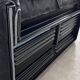 Vintage sofa set roset line Flou Flou designer sofa 80s black leather