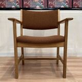 Scandinavian design armchair stamped "hans wegner" 1960.