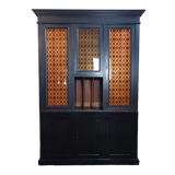 Vintage painted wooden bookcase