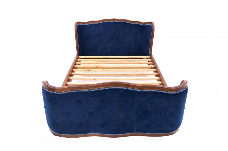 Antique bed, France, circa 1900. After renovation.