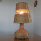Scandinavian 70s rattan lamp