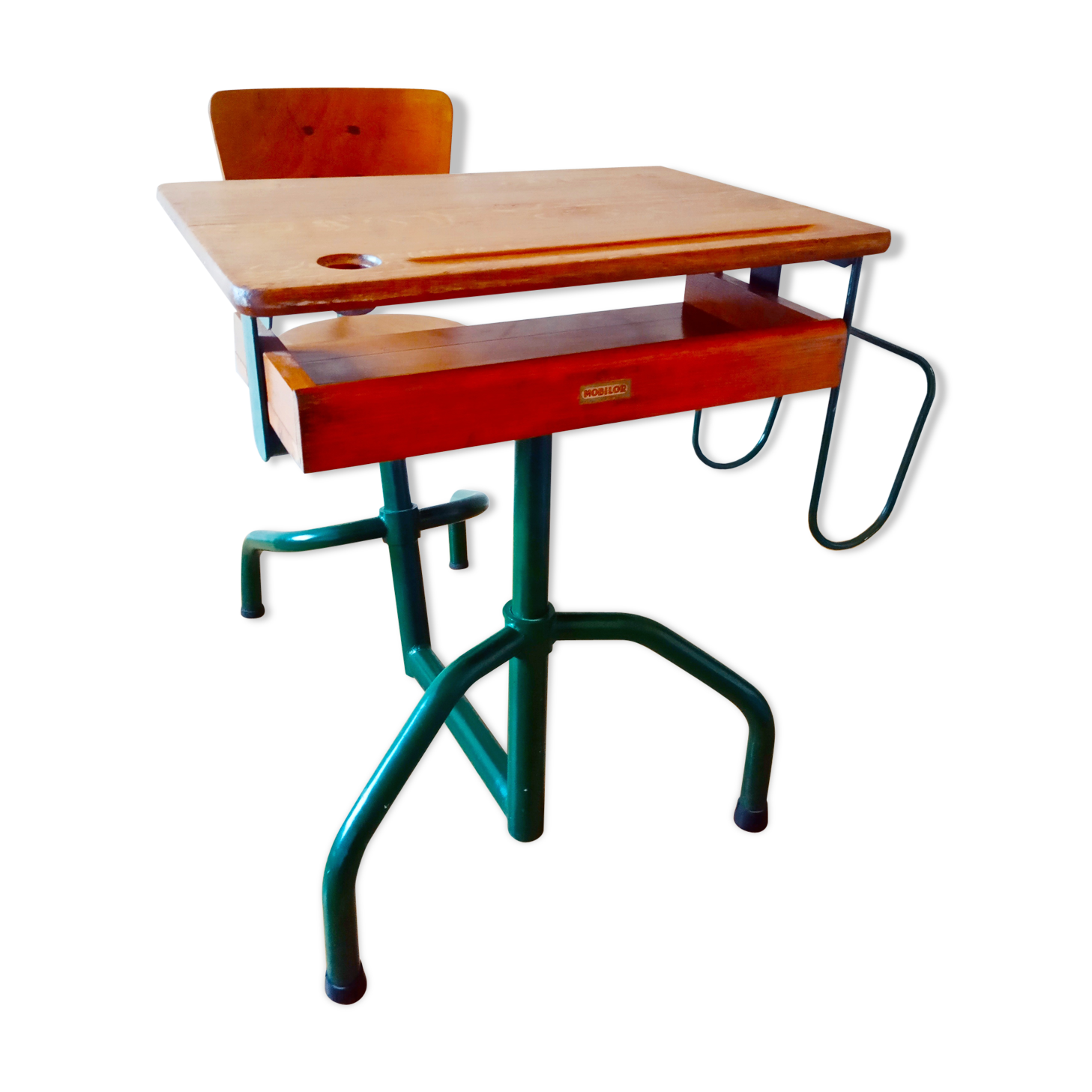 Pupitre d'écolier Mobilor 1950
