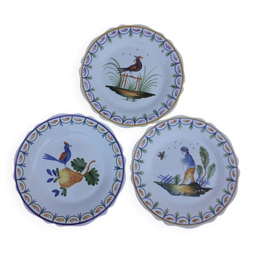 Assiettes en faïence