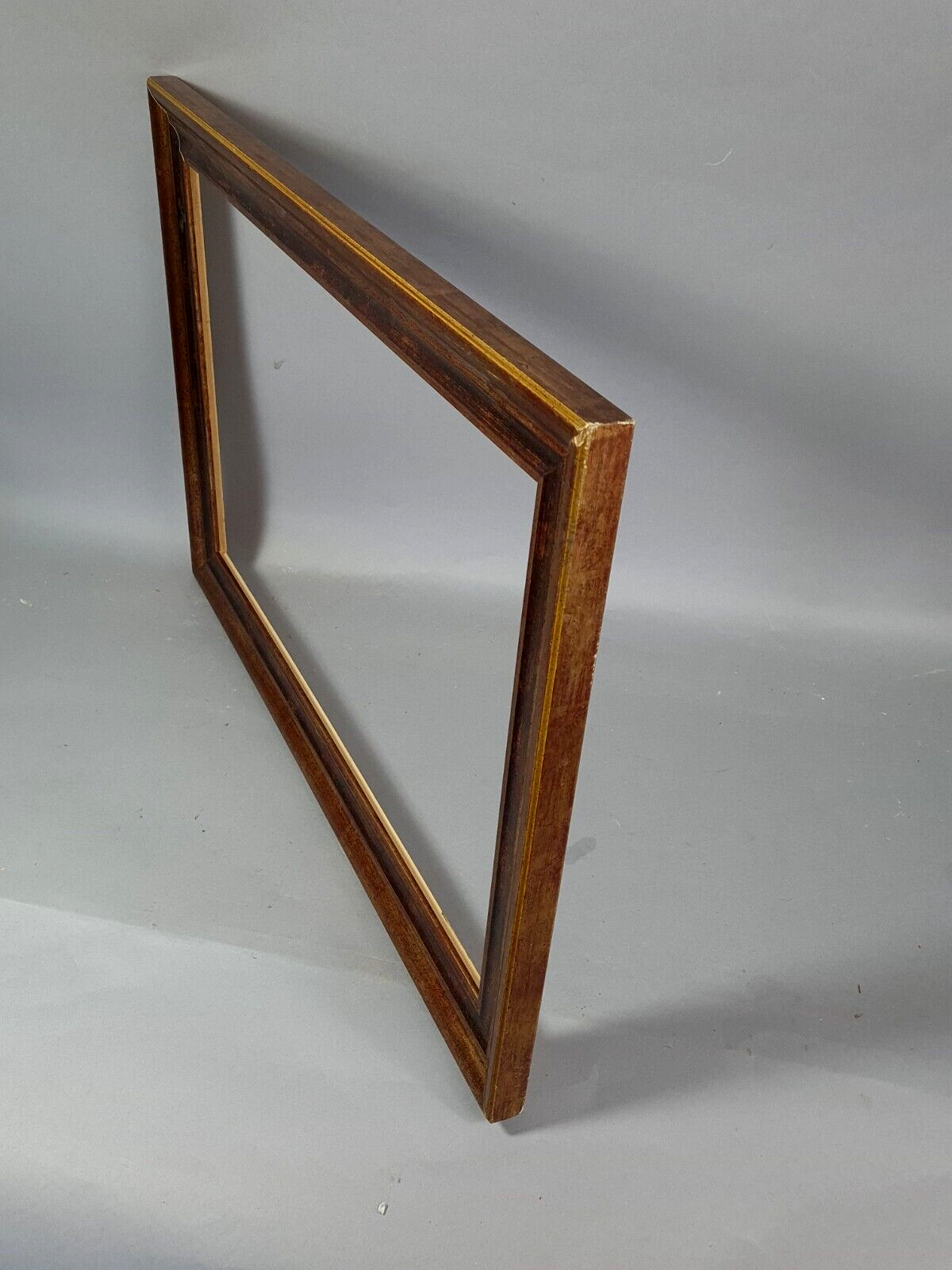 Gilded wood frame gold leaf antique finish 70x47 for painting 61x38 cm SB