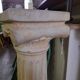 Paire de colonnes selettes en béton