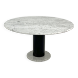 Table à Manger 120cm en Marbre Loto Rosso par Ettore Sottsass pour Poltrono
