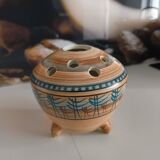 Tripod flower holder Vallauris signed MG – 1950s Superb flower holder in