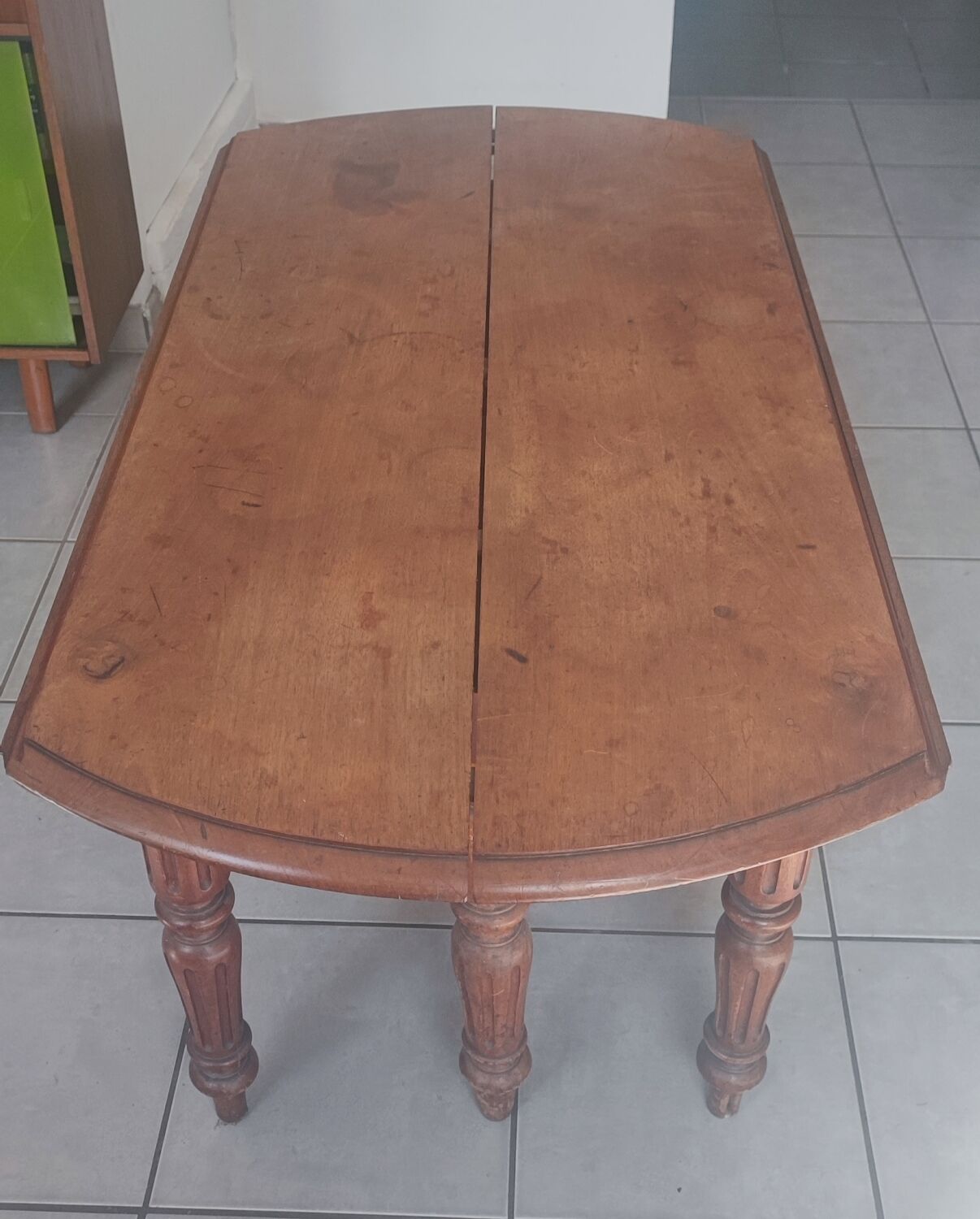 Walnut campaign table