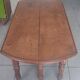 Walnut campaign table