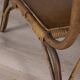 Vintage 1960s Italian design bamboo and wood side table