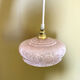 Pink Clichy glass suspension